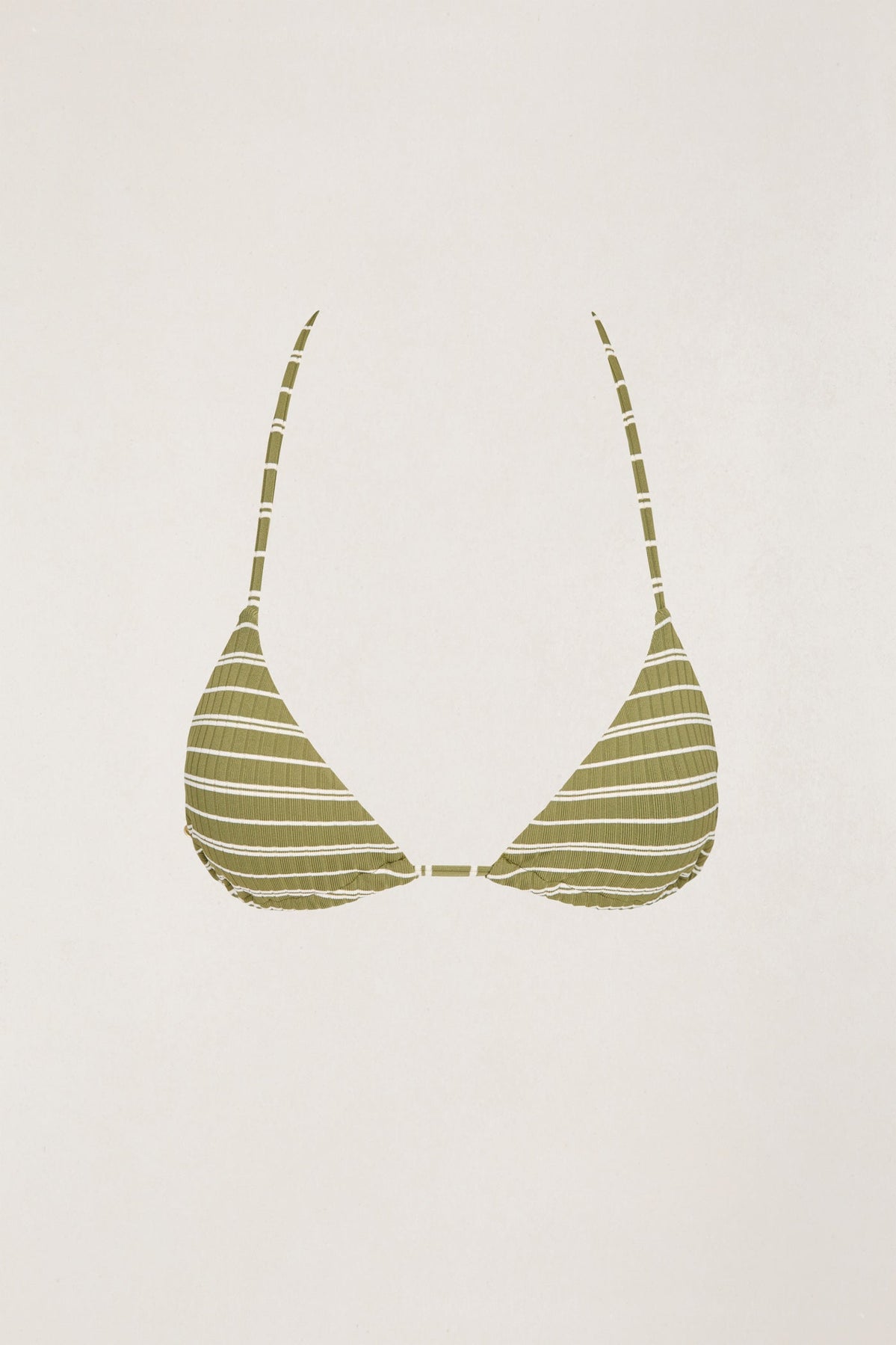 RHYTHM VISTA STRIPE SLIDE TRI TOP - OLIVE