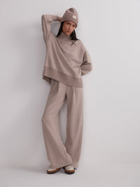 VARLEY THE EXTRA WIDE LEG PANT 29.5" - TAUPE MARL