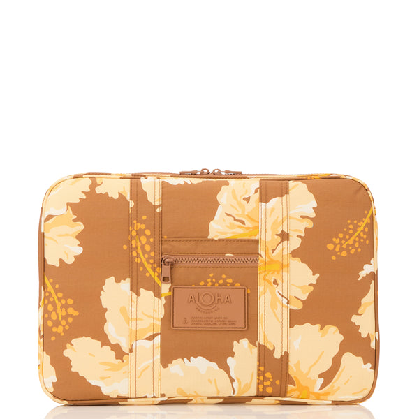 ALOHA COLLECTION LAPTOP CASE / TAHA'A / TOFFEE