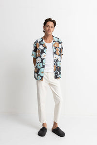 RHYTHM FLORAL SS SHIRT - VINTAGE BLACK
