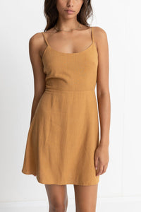 RHYTHM BRIGETTE MINI DRESS - TAN