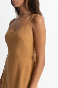 RHYTHM BRIGETTE MINI DRESS - TAN