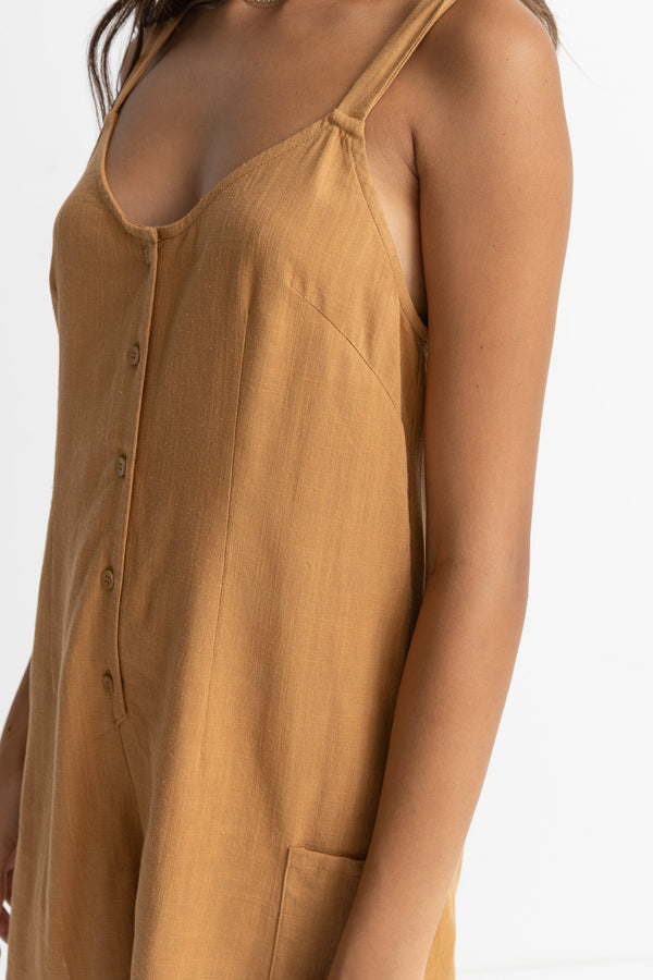 RHYTHM WEEKENDER PLAYSUIT - TAN