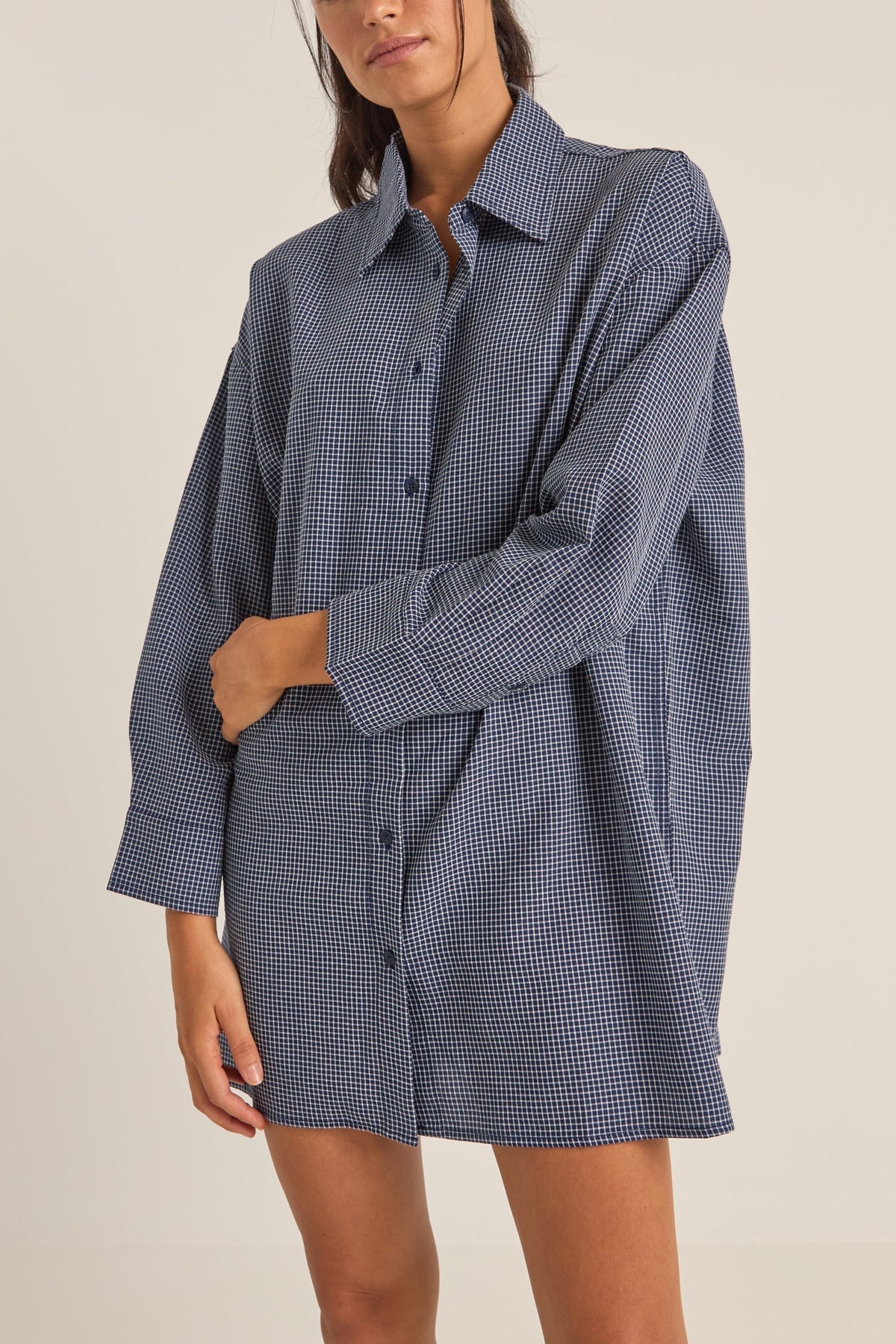 rhythm shirt dress Rhythm Gigi Knit Shirt Dress