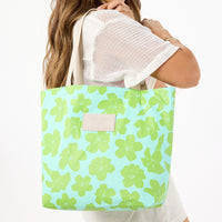 ALOHA COLLECTION REVERSIBLE TOTE / PUAKENIKENI BUDS / FRESH SPLASH