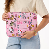 ALOHA COLLECTION 13 INCH LAPTOP CASE / HAWAII KAWAII ICONS HELLO KITTY / BLACK PINK