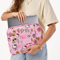 ALOHA COLLECTION 13 INCH LAPTOP CASE / HAWAII KAWAII ICONS HELLO KITTY / BLACK PINK