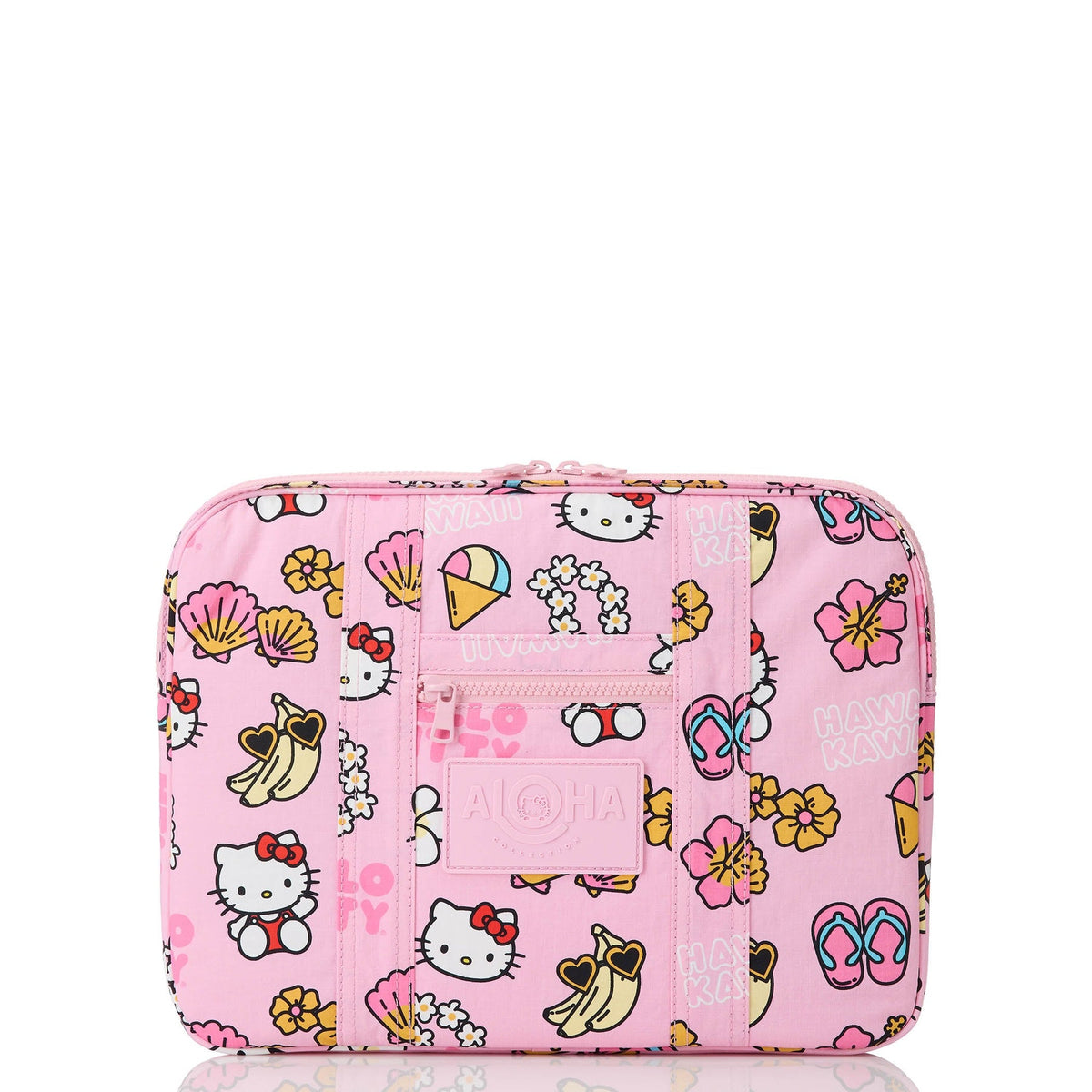 ALOHA COLLECTION 13 INCH LAPTOP CASE / HAWAII KAWAII ICONS HELLO KITTY / BLACK PINK