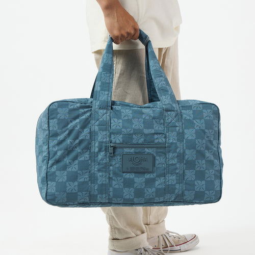 ALOHA COLLECTION KEEP IT LIGHT WEEKENDER / PUA CHECK / SLATE 