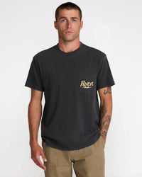 RVCA SHOCK POCKET SS TEE - BLK