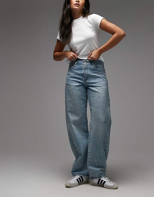 LEVI'S BAGGY DAD BARREL WOMEN'S JEANS - DAZZLE ME 0007