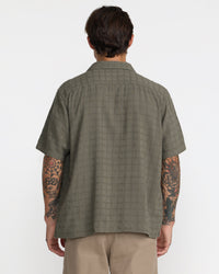 RVCA VACANCY SHORT SLEEVE SHIRT - SLE