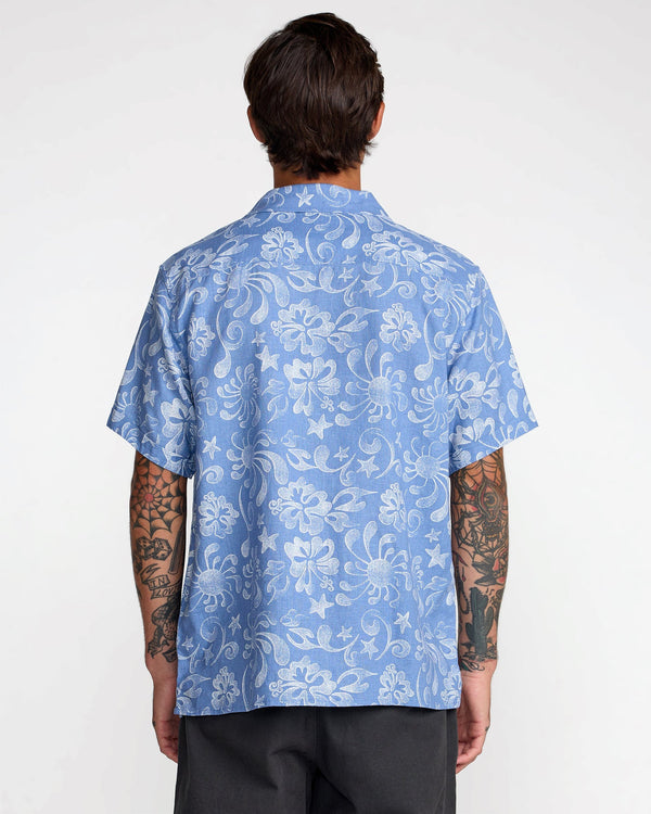 RVCA ALVAREZ ALOHA SHORT SLEEVE - LBL