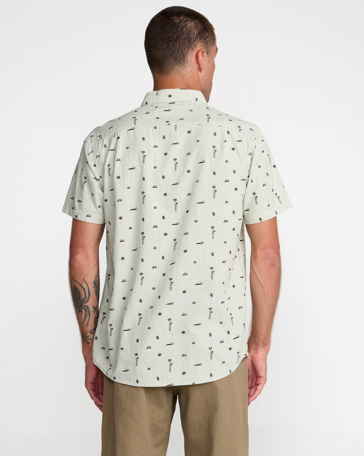 RVCA THAT'LL DO SEERSUCKER SHORT SLEEVE - RGR