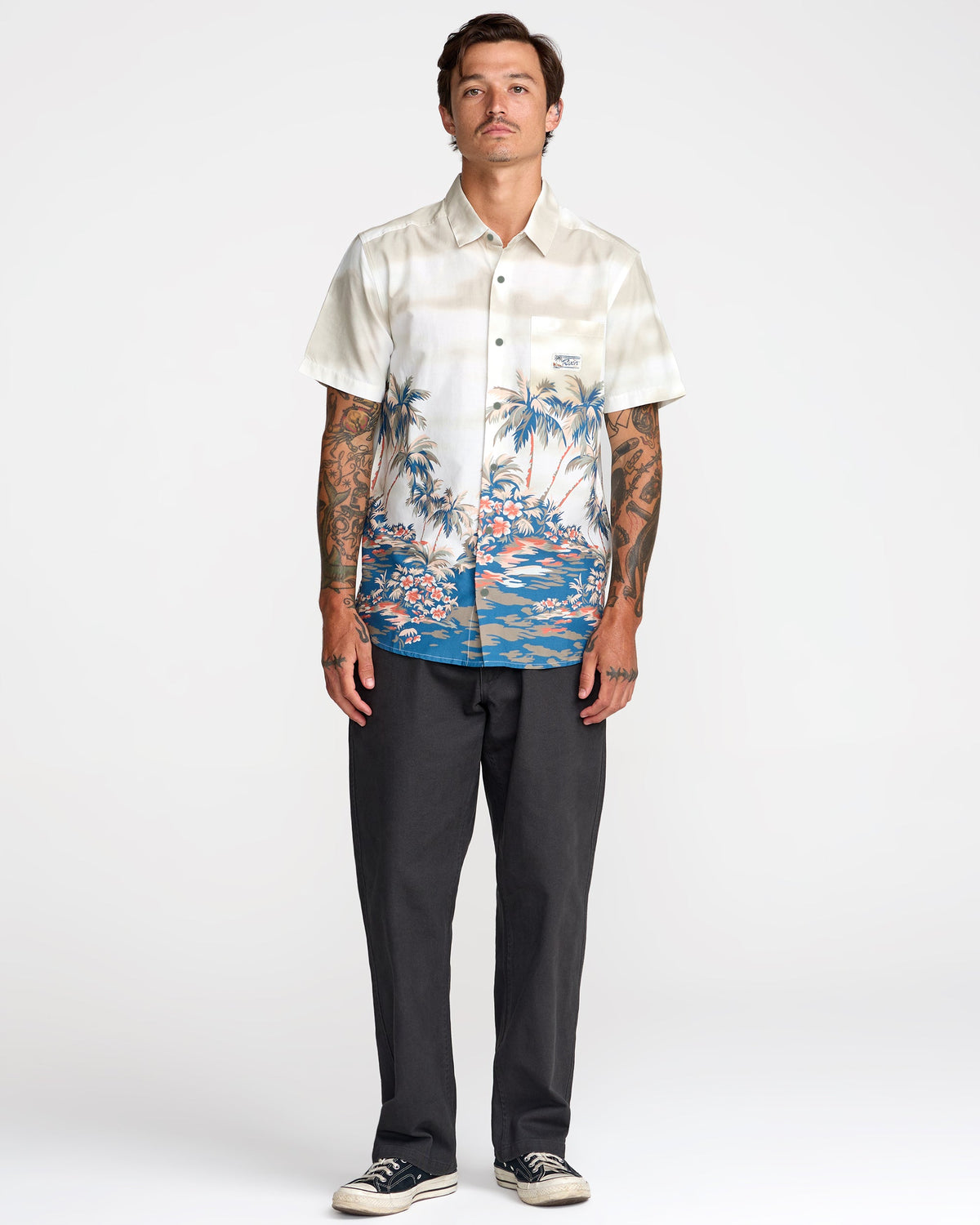 RVCA PENINSULA SHORT SLEEVE - MUL