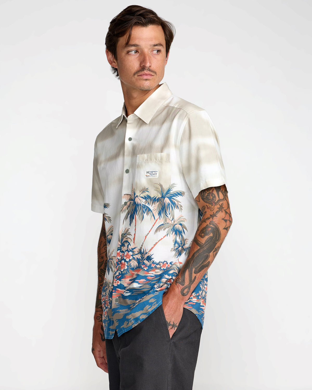 RVCA PENINSULA SHORT SLEEVE - MUL