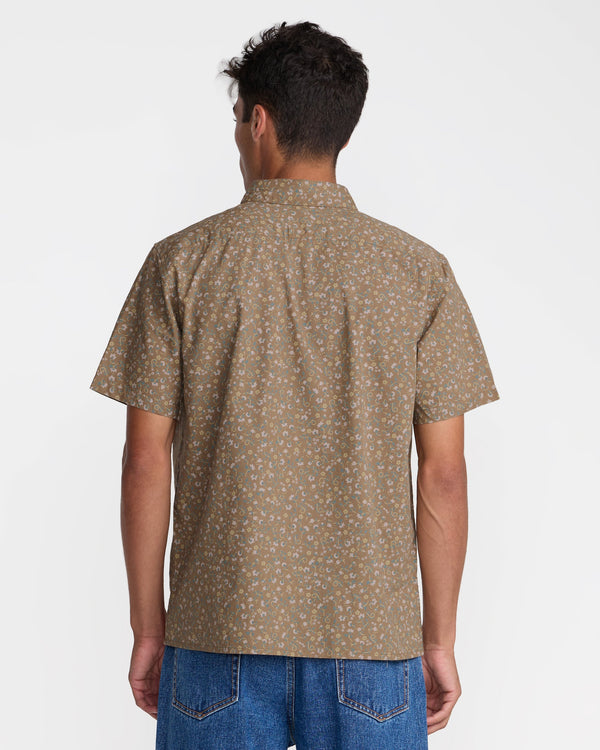 RVCA BREEZY SHORT SLEEVE SHIRT - COY