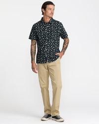 RVCA BREEZY SHORT SLEEVE SHIRT - CER