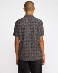 RVCA BLOSSOM QUILT SHORT SLEEVE SHIRT - RVB
