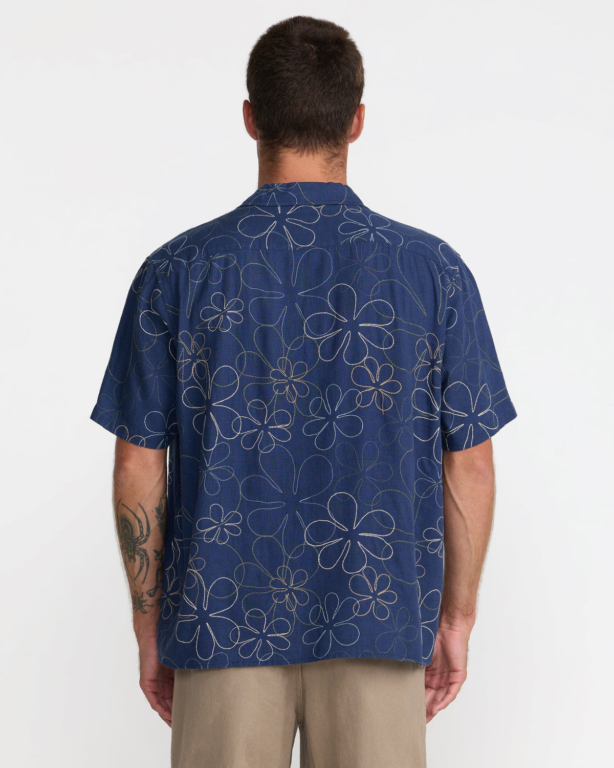 RVCA FULL BLOOM SHORT SLEEVE SHIRT - IND
