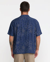 RVCA FULL BLOOM SHORT SLEEVE SHIRT - IND
