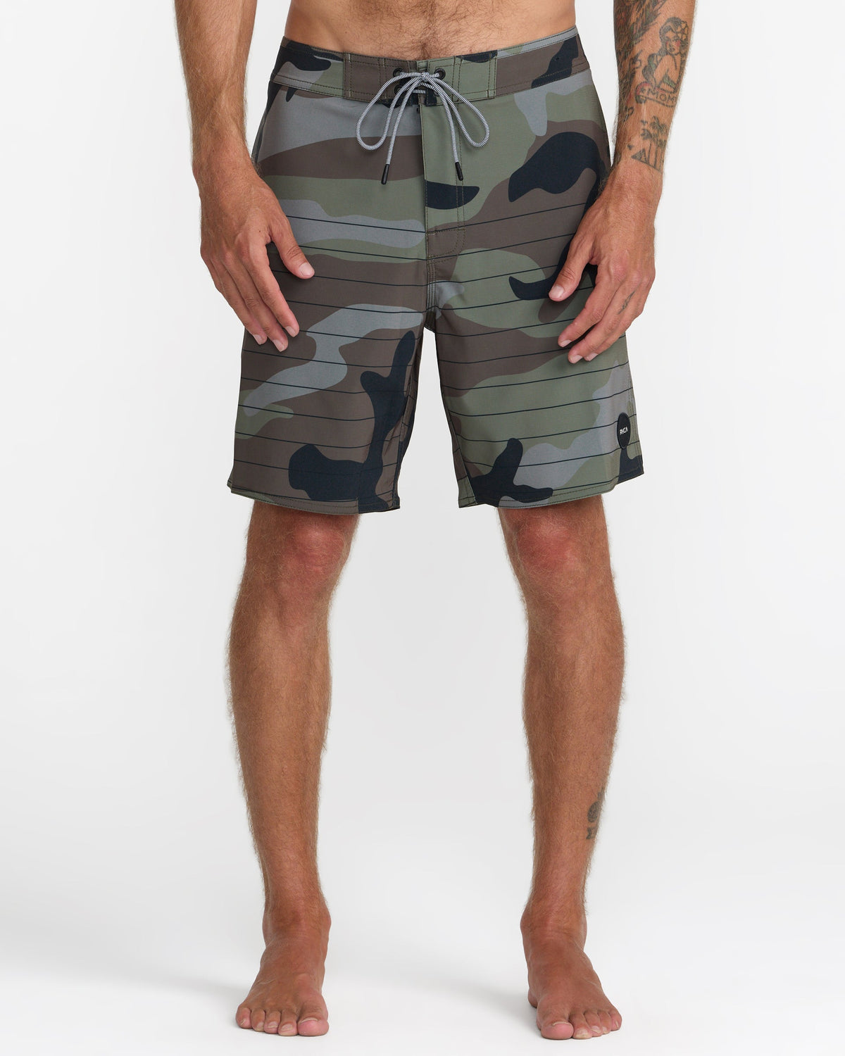 RVCA STEADY STRIPE TRUNK - CAM