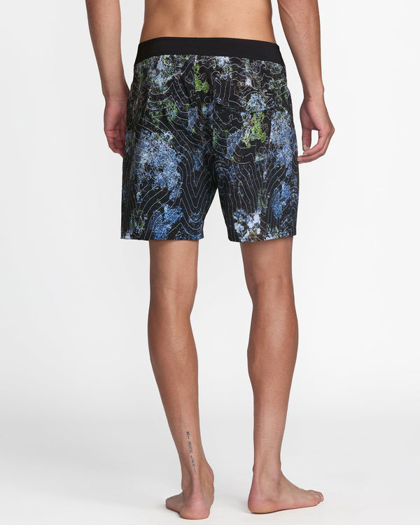 RVCA HAWAII TOPO TRUNK 17" - BL2
