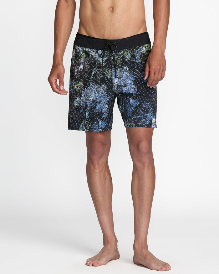 RVCA HAWAII TOPO TRUNK 17" - BL2