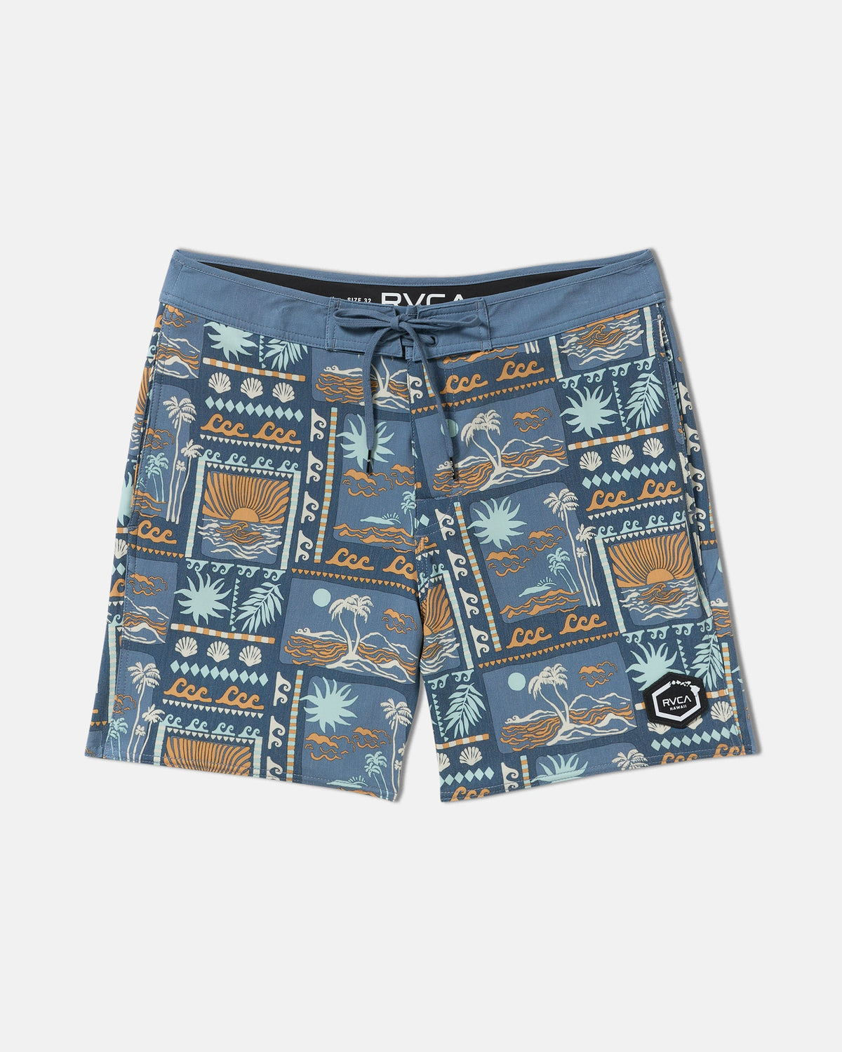 RVCA HAWAII SUNSET TRUNK 17" - DDN