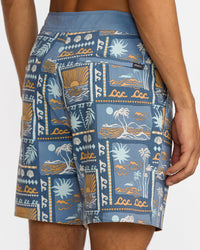 RVCA HAWAII SUNSET TRUNK 17" - DDN