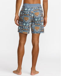 RVCA HAWAII SUNSET TRUNK 17" - DDN