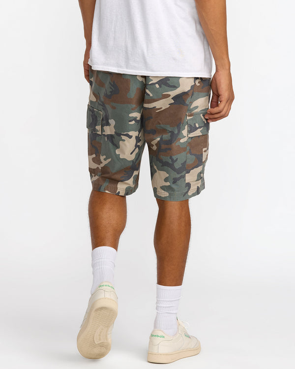 RVCA DAYSHIFT CARGO SHORTS-  VWD