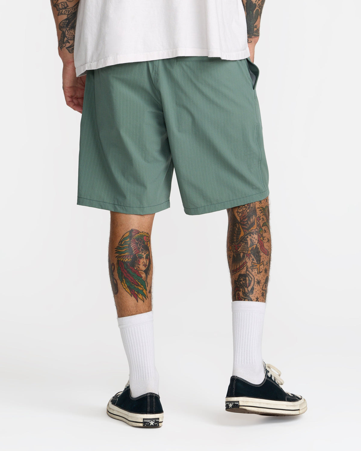 RVCA VACANCY GHOST STRIPE 19" SHORTS - JDE