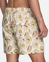 RVCA EXOTICA ELASTIC 2 16" SWIM TRUNK - NAT