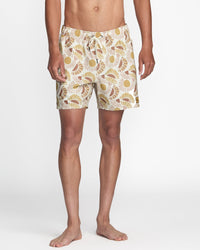 RVCA EXOTICA ELASTIC 2 16" SWIM TRUNK - NAT