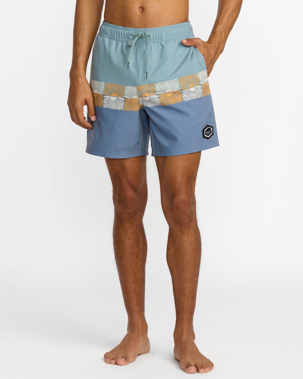 RVCA HAWAII SUNSET ELASTIC TRUNK 17" - DDN