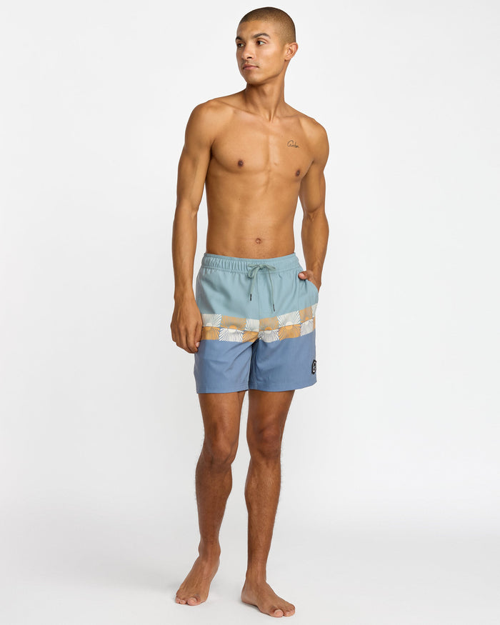 RVCA HAWAII SUNSET ELASTIC TRUNK 17" - DDN