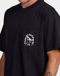 RVCA BAD PANTHER SHORT SLEEVE TEE - BLK
