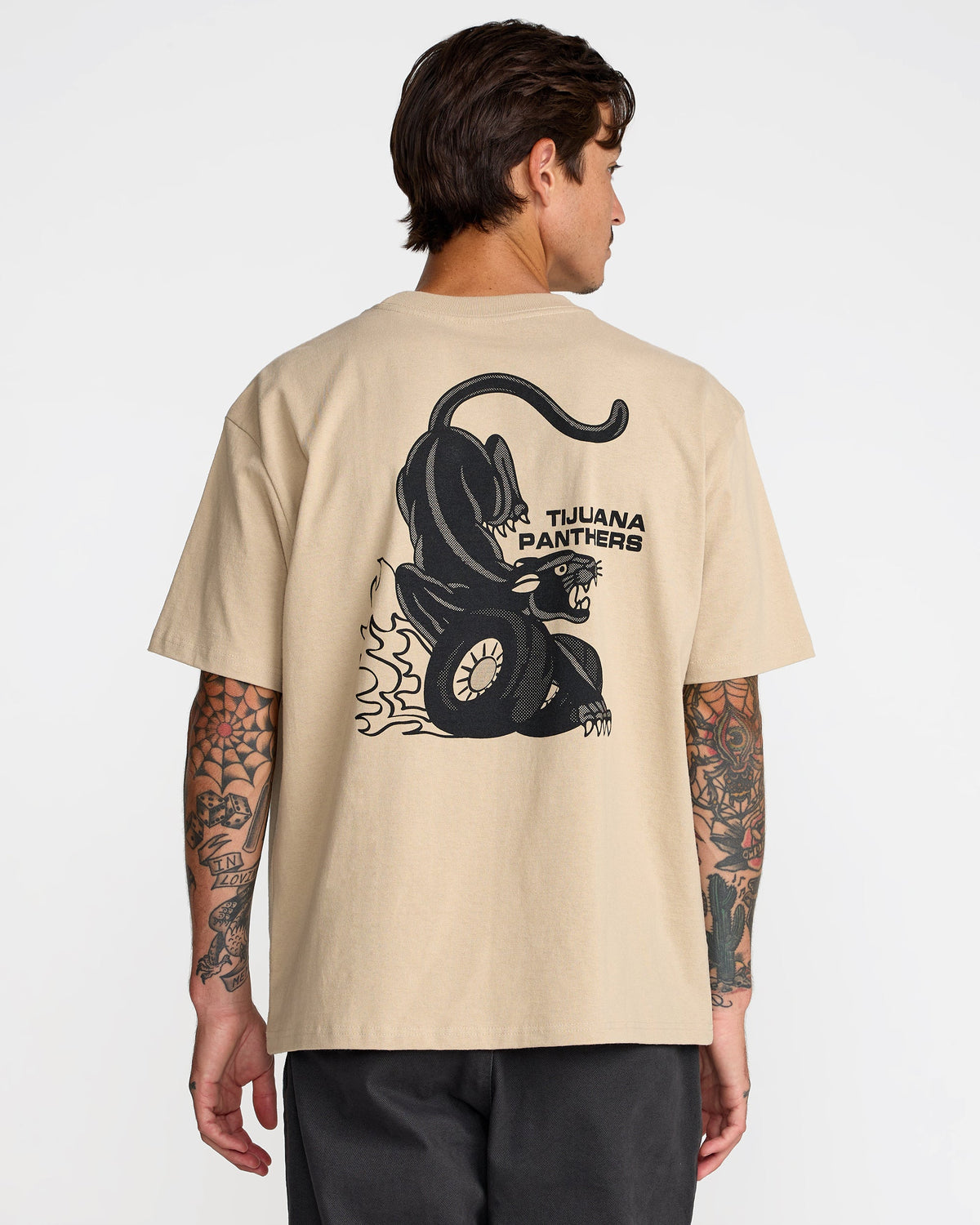 RVCA BURNER SHORT SLEEVE TEE - KHA