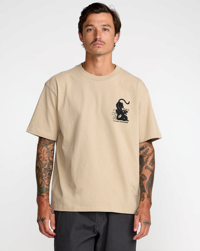 RVCA BURNER SHORT SLEEVE TEE - KHA