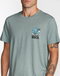RVCA KEEP LOOKING SHORT SLEEVE TEE - LED