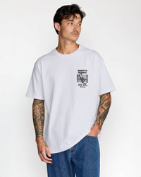 RVCA SECURITY CODE SS TEE - WHT