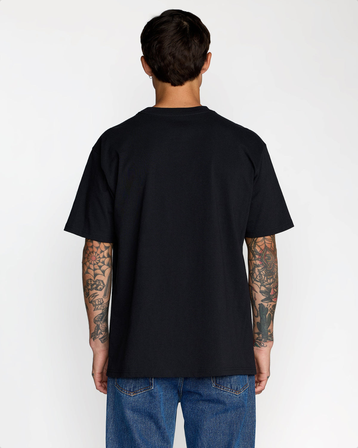 RVCA RATNEST SHORT SLEEVE TEE - BLK