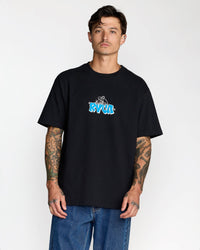 RVCA RATNEST SHORT SLEEVE TEE - BLK