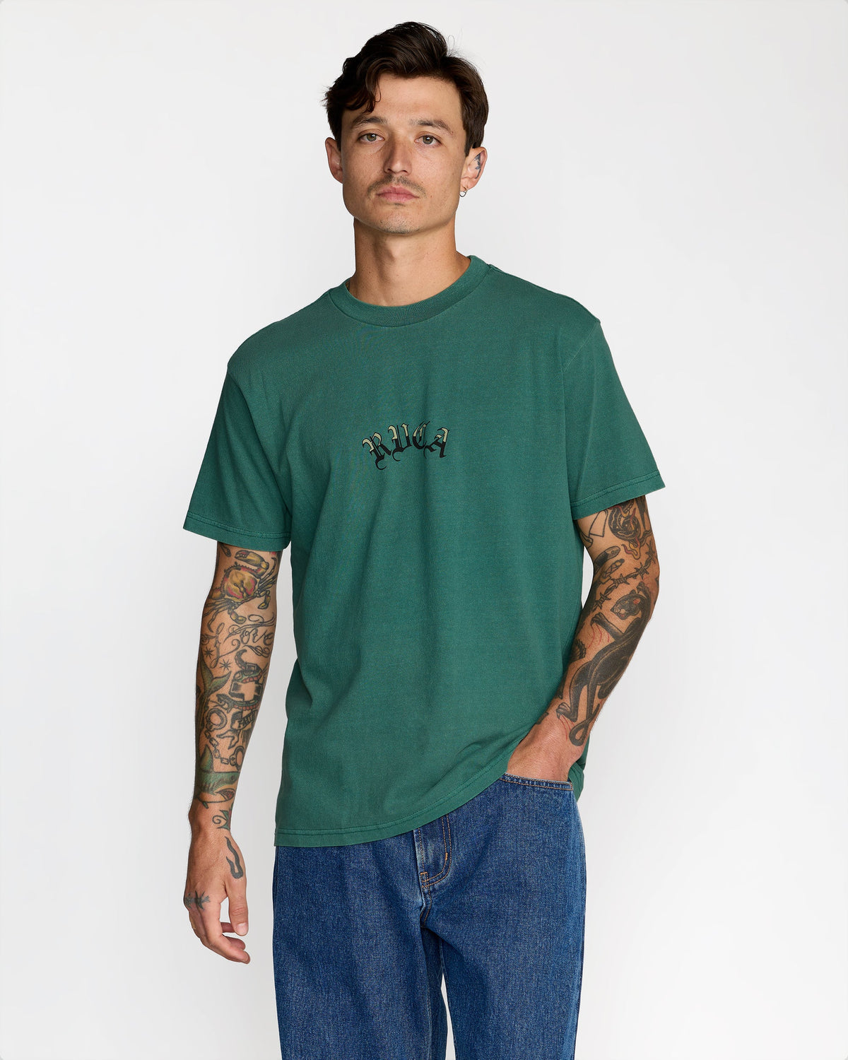 RVCA OLDE RVCA SS TEE - GGN