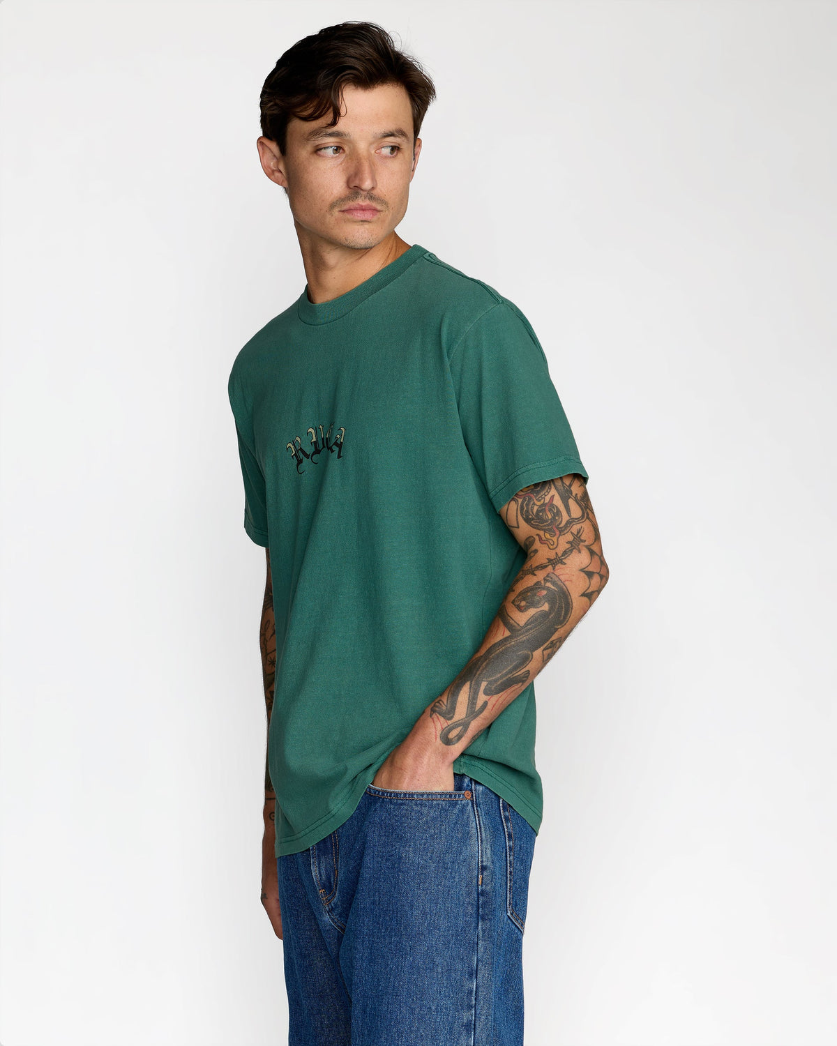 RVCA OLDE RVCA SS TEE - GGN