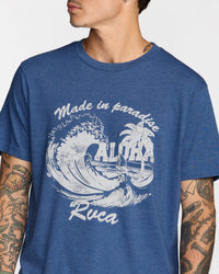 RVCA MADE IN PARADISE SHORT SLEEVE TEE - IND