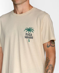 RVCA RESORT INC. SHORT SLEEVE TEE - KHA