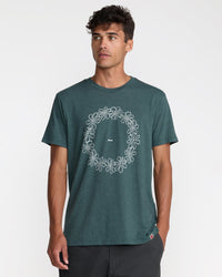 RVCA MENS BRYCE LEI SHORT SLEEVE SHIRT - ABG
