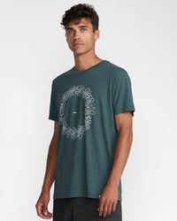 RVCA MENS BRYCE LEI SHORT SLEEVE SHIRT - ABG
